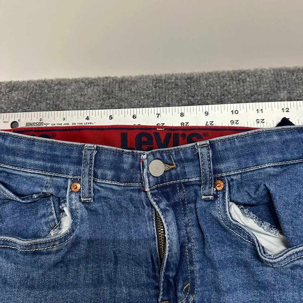 Levi's Jeans Boys Size 16 REG Blue 514 Straight Fit Stretch Denim W28 L30